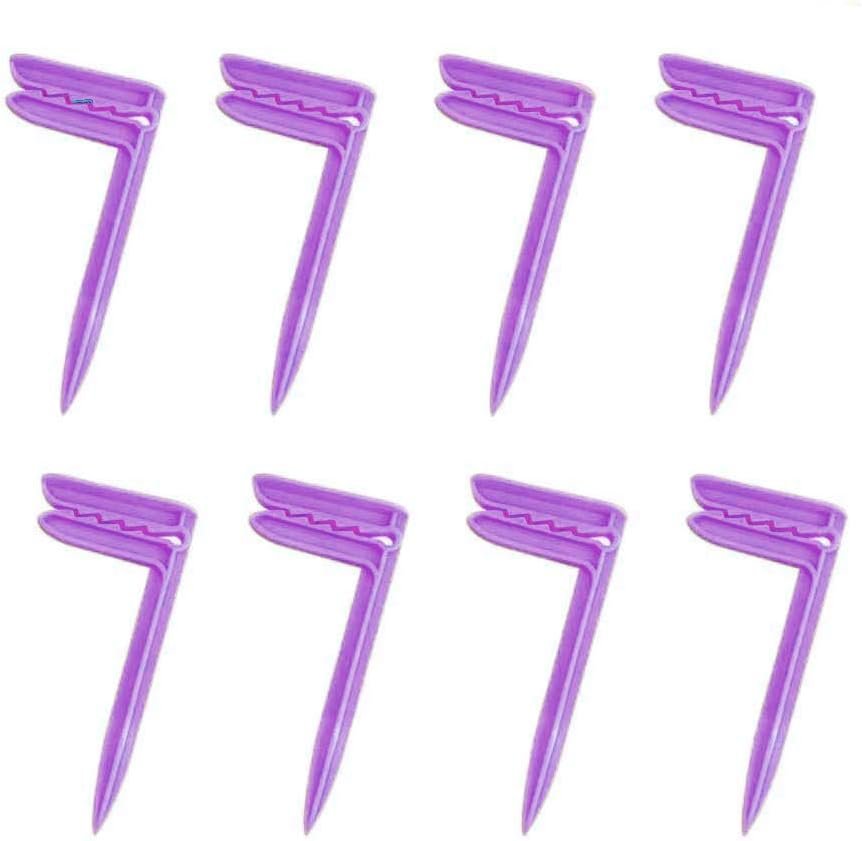 Forzaddik Outdoor Beach Towel Anchor Stakes Clips, Pack of 8, Random Color delivery!